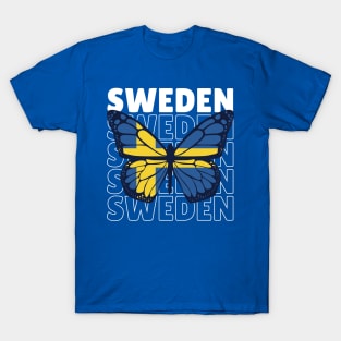 I Love Sweden // Swedish Flag // Swedish Pride T-Shirt